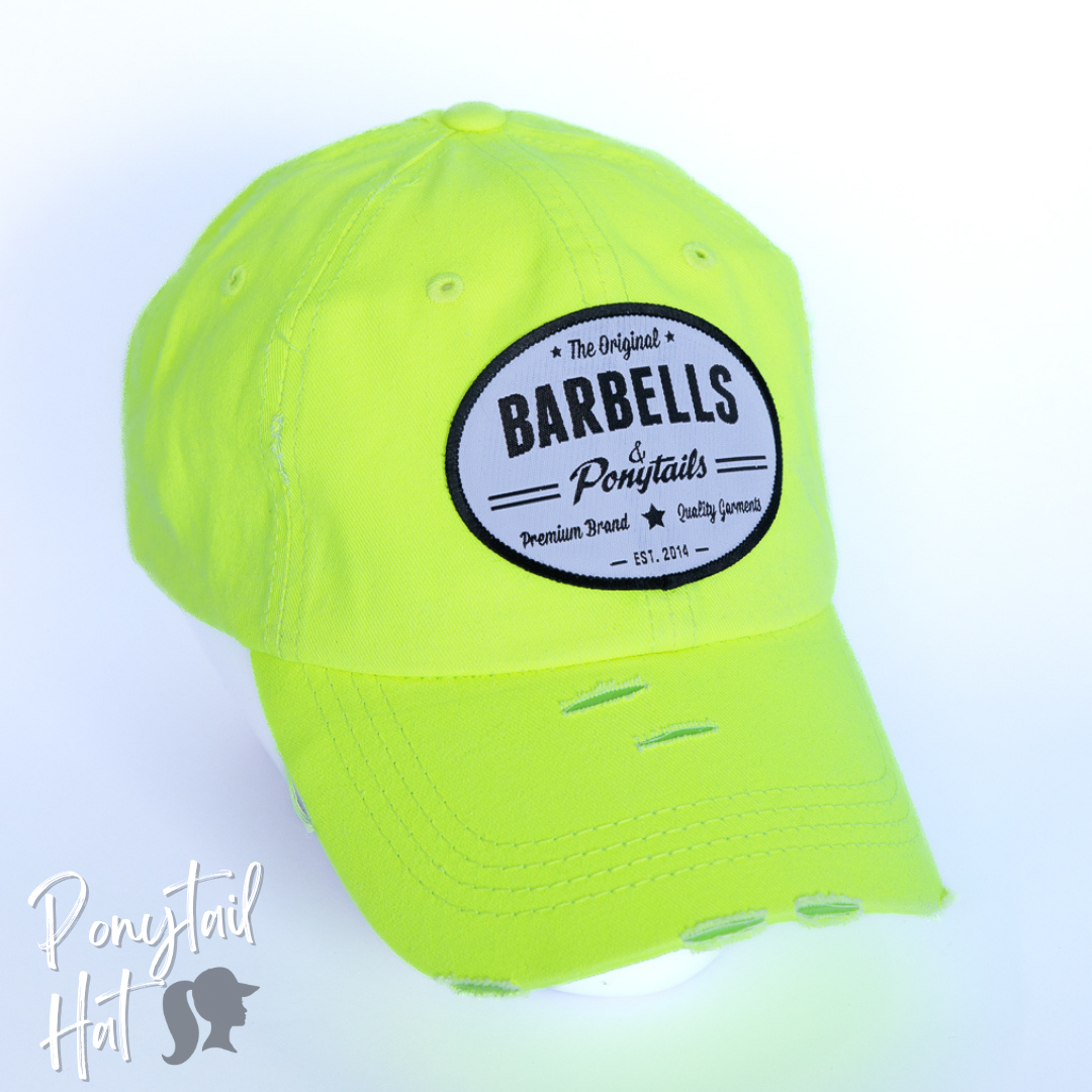 Ponytail Baseball Hat Barbells & Ponytails