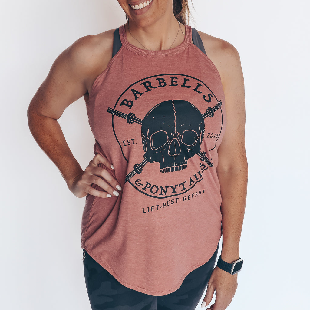 【値引き】Ballaholic Anniversary Tanktop Ballaholic Logo Tank Top (orange rust/ivory) ボーラホリック