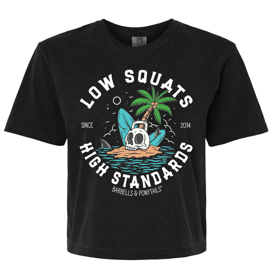Skull Island Boxy Crop T