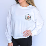 "Trust The Process" Long Sleeve Modest Crop