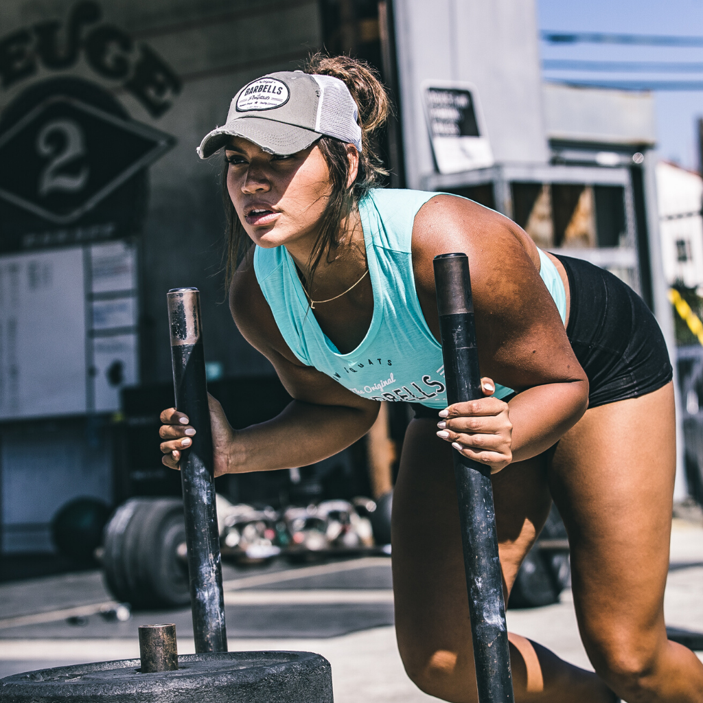 Ponytail Baseball Hat Barbells & Ponytails