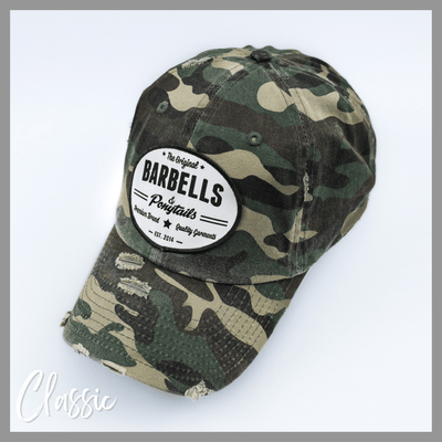 Classic Camo Baseball Hat - Barbells & Ponytails