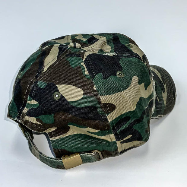 Classic Camo Baseball Hat - Barbells & Ponytails