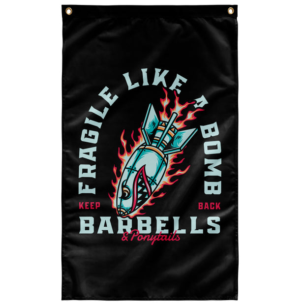 Like A Bomb Gym Flag