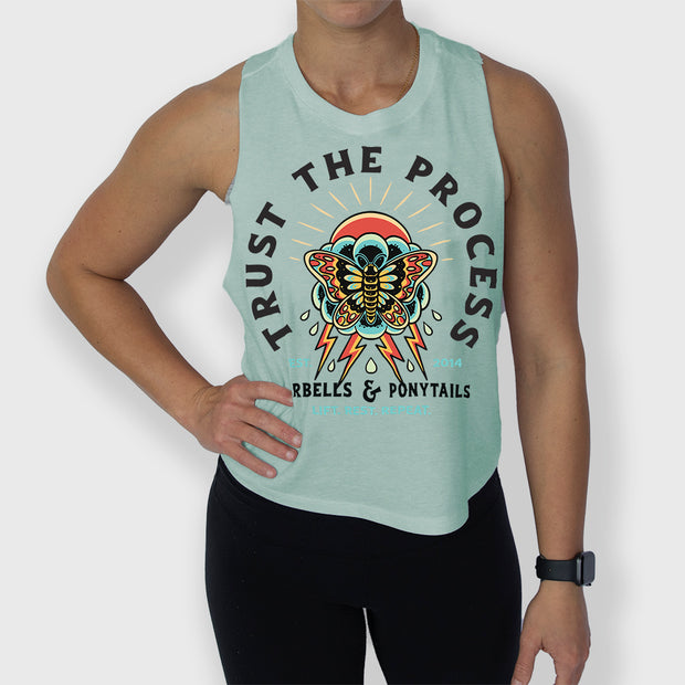 Trust The Process Racer Crop