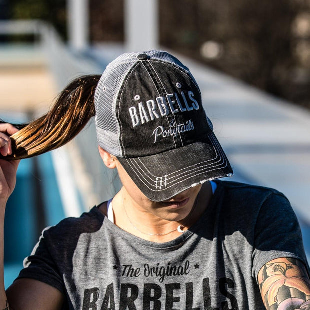 Barbells & Ponytails Vintage Classic Baseball Hat