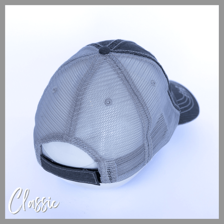 Barbells & Ponytails Vintage Classic Baseball Hat