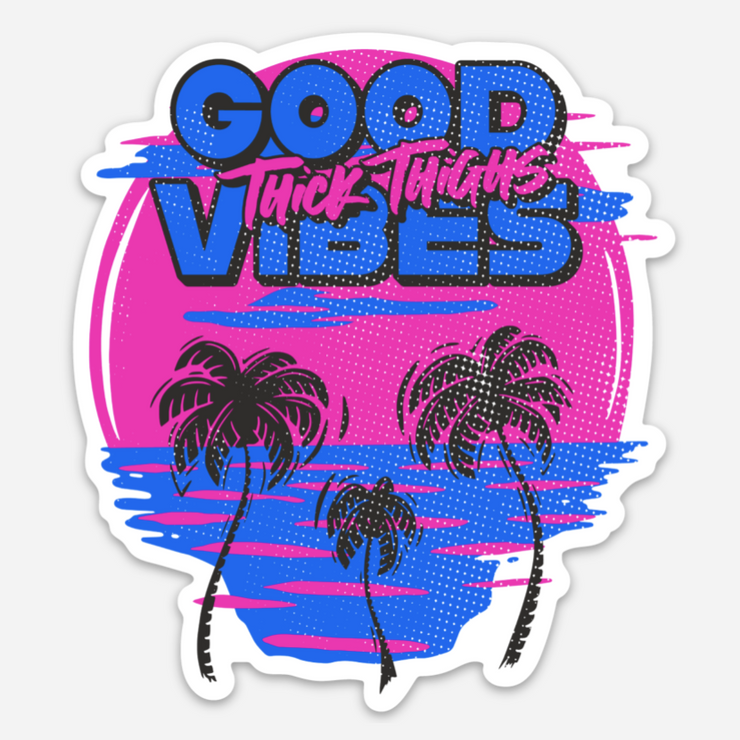 Summer Good Vibes Decal